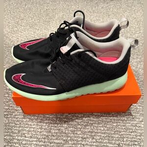 Nike Black and Pink Athletic Shoes